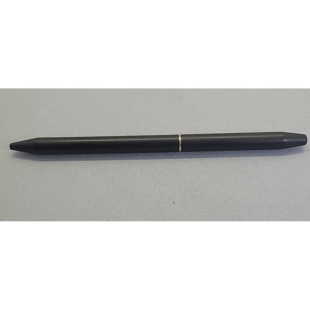 Vintage Chromatic Pen Black‎ Matte Twist Ballpoint USA Pat Gold Trim